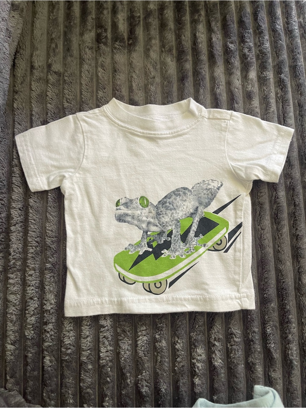 Crazy 8 White Skater Tee Baby